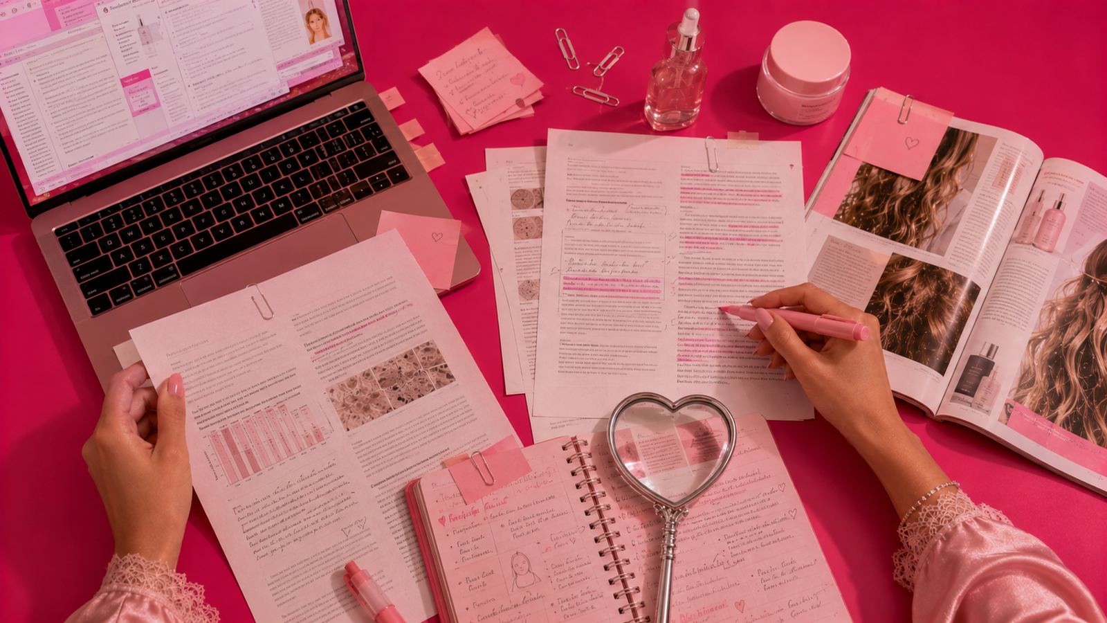 Beauty research and notes at The Pretty Girl Files